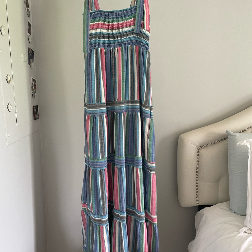 Striped Maxi Dress in Multicolor